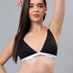 La Intimo Black Comfort Fit Bra-picture-35