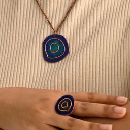 Ekibeki Circular Pendants with Chains-6