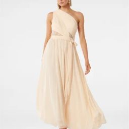 Forever New Peach Regular Fit Maxi Dress-image-13