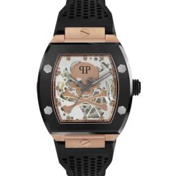 PHILIPP PLEIN PWBAA0121 The Skeleton Automatic Analog Watch for Men-picture-0