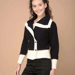 Crimsoune Club Black Self Design Cardigan-picture-38