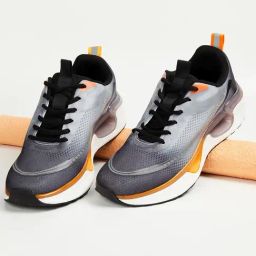 Forca by Lifestyle Men's Black Running Shoes-36