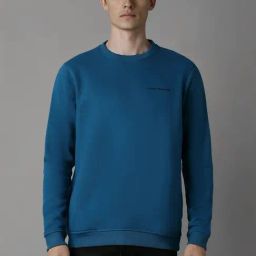 Louis Philippe Blue Regular Fit Sweatshirt-47