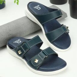 Carlton London Women's Navy Blue Casual Sandals-picture-35