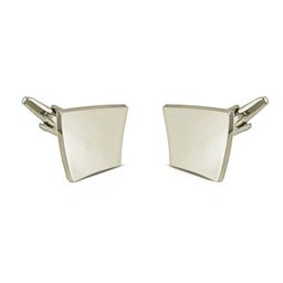 PELUCHE That Killing Curve Silver-Toned Cufflinks-54