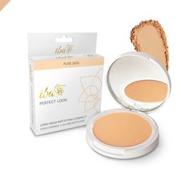 Iba Perfect Look Long-Wear Mattifying SPF15 Compact - Natural Coral 03-16