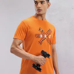 HRX by Hrithik Roshan Brand Logo Rapid-Dry Training T-shirt-picture-14