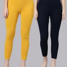 TWIN BIRDS Women Pack Of 2 High Ankle Leggings-picture-29