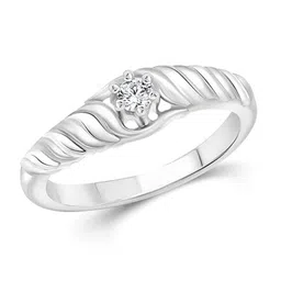 Vighnaharta Women Rhodium-Plated Cubic Zirconia-Studded Finger Ring-45