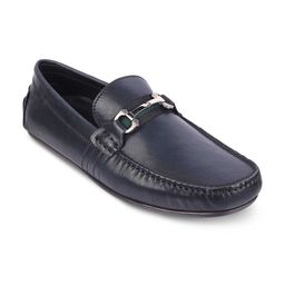Tresmode Men Leather Driving Shoes-image-27
