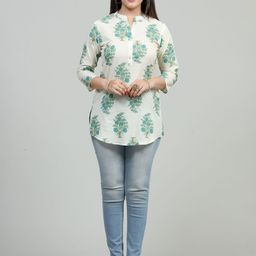 COTTON CULTURE Floral Printed Pure Cotton Kurti-image-28