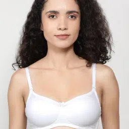 Jockey White Cotton T-Shirt Bra-picture-49