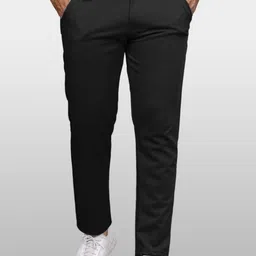 SZN Men Slim Fit Mid-Rise Chinos Trousers-picture-42