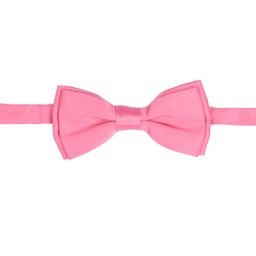 Tossido Pink Solid Bow Tie-image-95