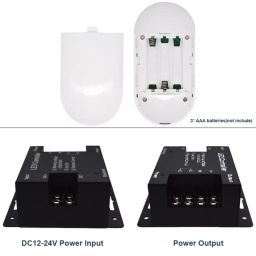 12A RF Touch Controller Wireless CCT Touch Dimmer With RF Remote 12A Two-Tone Temp Touch Controller For Infinite Dimming & Color Temperature Control - RS532512A RF Touch Controller Wireless CCT Touch Dimmer With RF Remote 12A Two-Tone Temp Touch Controller For Infinite Dimming & Color Temperature Control - RS5325 image 5