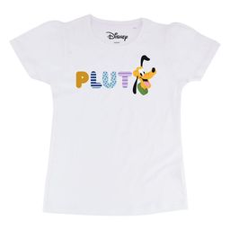 Disney by Wear Your Mind Girls White Mickey Mouse and Typography Printed Regular Top-image-82