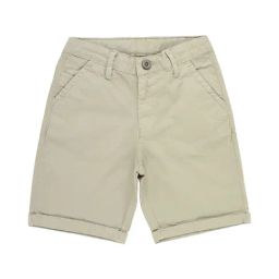 Peter England Kids Beige Solid Shorts-picture-20