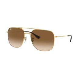 Ray-Ban Brown Gradient Square Unisex Sunglasses-picture-20