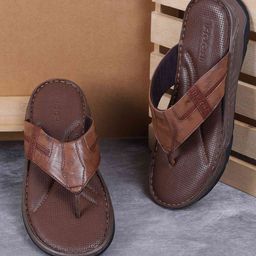 Mochi Men Leather Slip-On Comfort Sandals-image-86
