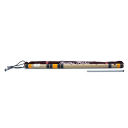 Radhe Flutes Octave Right Handed A Natural Bansuri With Velvet Cover - Beige-picture-14