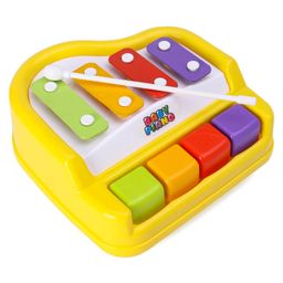 United Agencies Baby Toy Xylophone Cum Piano - Yellow-24