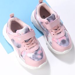 Cute Walk by Babyhug Color Block Sneakers with Velcro Closure - Pink-picture-22