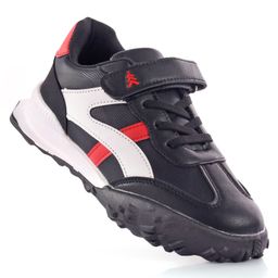 Pine Kids Sneakers With Velcro Closure Solid- Black-image-16
