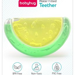 Babyhug Watermelon Shaped Water Filled Teether- Yellow and Blue-14