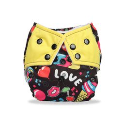 Chinmay Kids One Size Adjustable Baby Cloth Button Diaper - Washable/Reusable Nappies for Infants & Toddlers With Insert (8 X 8 inch)-picture-13