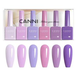 CANNI Set Of 6 Color Nail Gel Polish- 9 ml Each- Shade - 2336-14