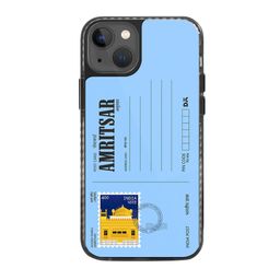 DailyObjects Printed Postcard Design iPhone 13 Phone Back Case image 3