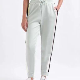 Iconic Green Color-Block Track Pants-picture-15