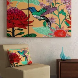 SEJ by Nisha Gupta Multicolor Framed Wall Arts - Set of 3-16