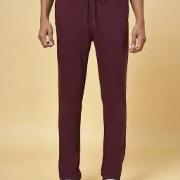 Ajile By Pantaloons Wine Cotton Slim Fit Trackpants-picture-36