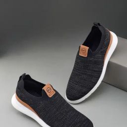 Campus Men's CHALK Black Walking Shoes-25