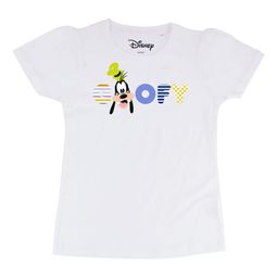 Disney by Wear Your Mind Girls White Mickey Mouse Character Printed Regular Top-image-36