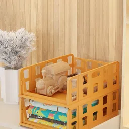 Kuber Industries Brown Set of 2 Regular Drawer Organiser Organisers-24