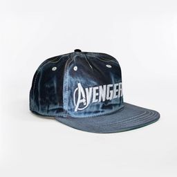 BONKIDS Boys Blue & White  Avengers Embroidered Snapback Cap-image-9
