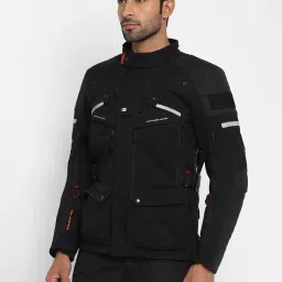 Royal Enfield Nirvik V2 Black Regular Fit Biker Jacket image 3