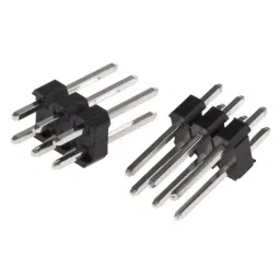 RS PRO 6 Way Pin Header 2 Row Straight, 2518137-24