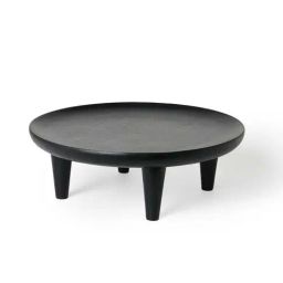 ellementry Midnight Black Mango Wood Platter - Set of 1-image-4