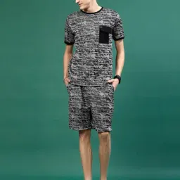 Rigo Grey Jacquard Printed Co-ords-image-58