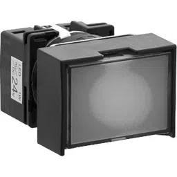 IDEC LB Series Indicator Light Rectangular Shape and 16 mm Mounting Hole, LB4P-1T04WR-12