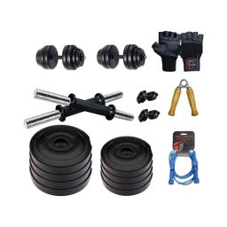 Triumph Black & Blue Combo Home Gym Set (8kg)-image-2
