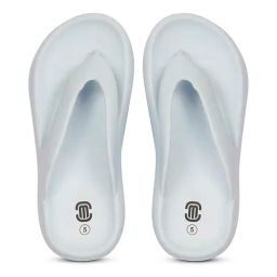Mozafia Women's Ice Blue Flip Flops-picture-3