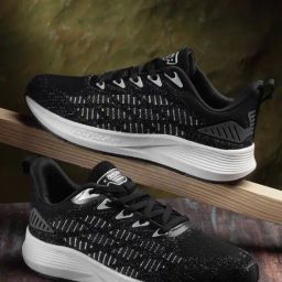 Action Men's Black Running Shoes-picture-22