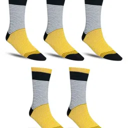 Dollar Socks For Men's Casual Full Length In (Pack of 5)-image-15