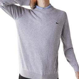 Lacoste Grey Classic Fit Sweater-image-21