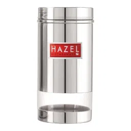 HAZEL Silver Stainless Steel Container (0.95 L) - Set of 1-19