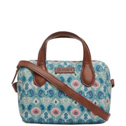 Chumbak Blue Printed Medium Sling Handbag-image-0
